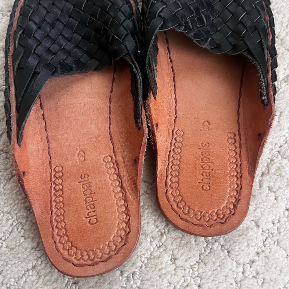 Chappals Chappals Black Bali Slides size 6 - Picture 4 of 5